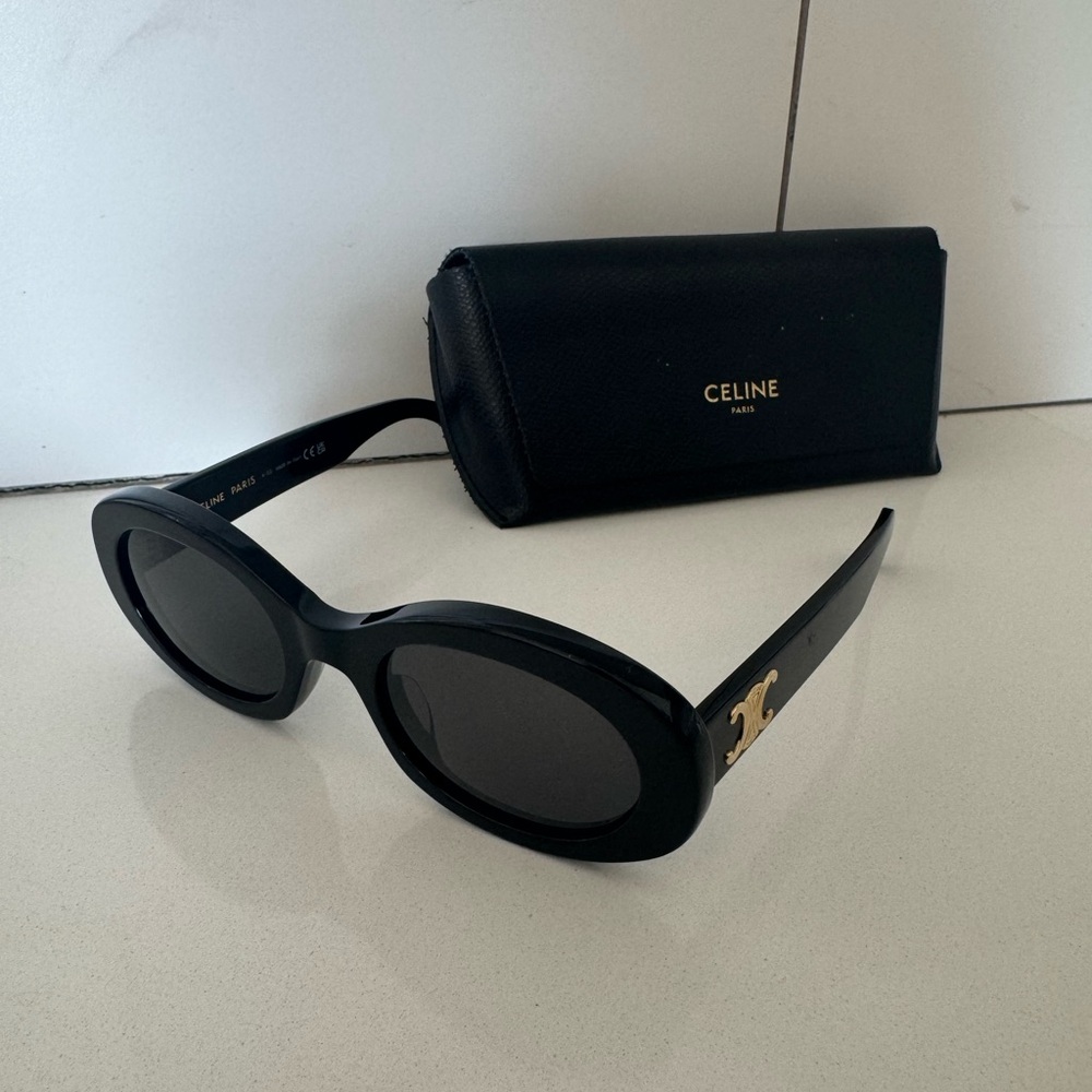 Celine Triomphe Oval Sunglasses